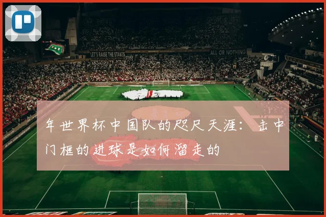 年世界杯中国队的咫尺天涯：击中门框的进球是如何溜走的