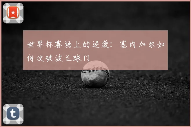 世界杯赛场上的逆袭：塞内加尔如何攻破波兰球门